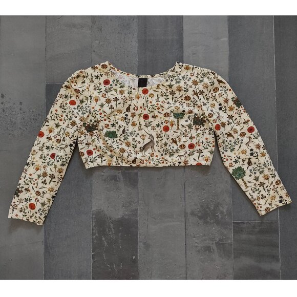 Samantha Pleet Illuminated crop top - ivory - 8 - Picture 1 of 6